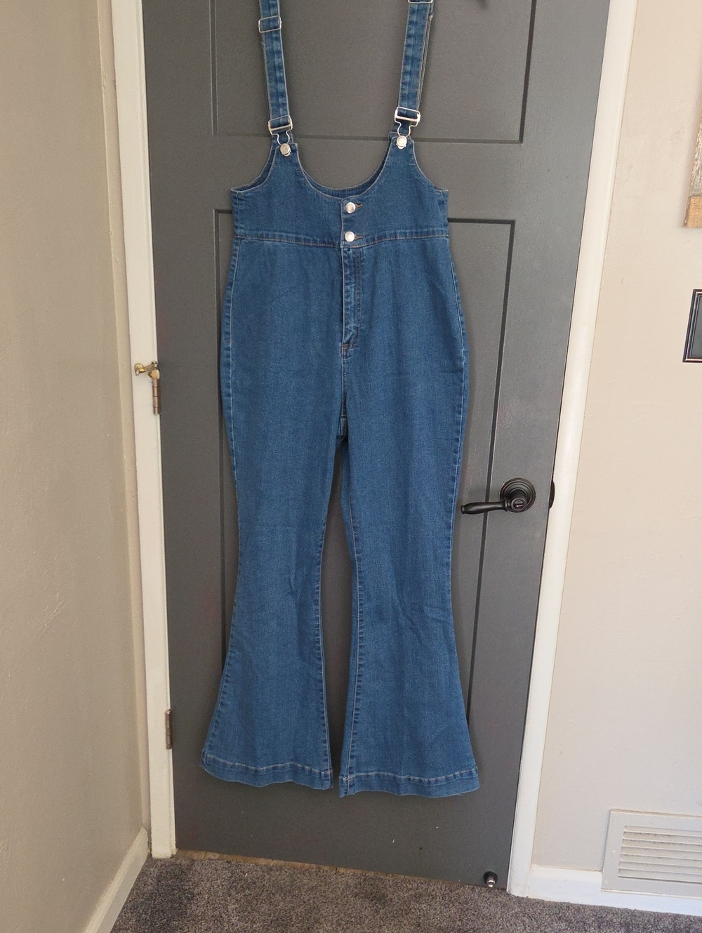Women's Designer Style Denim Overalls